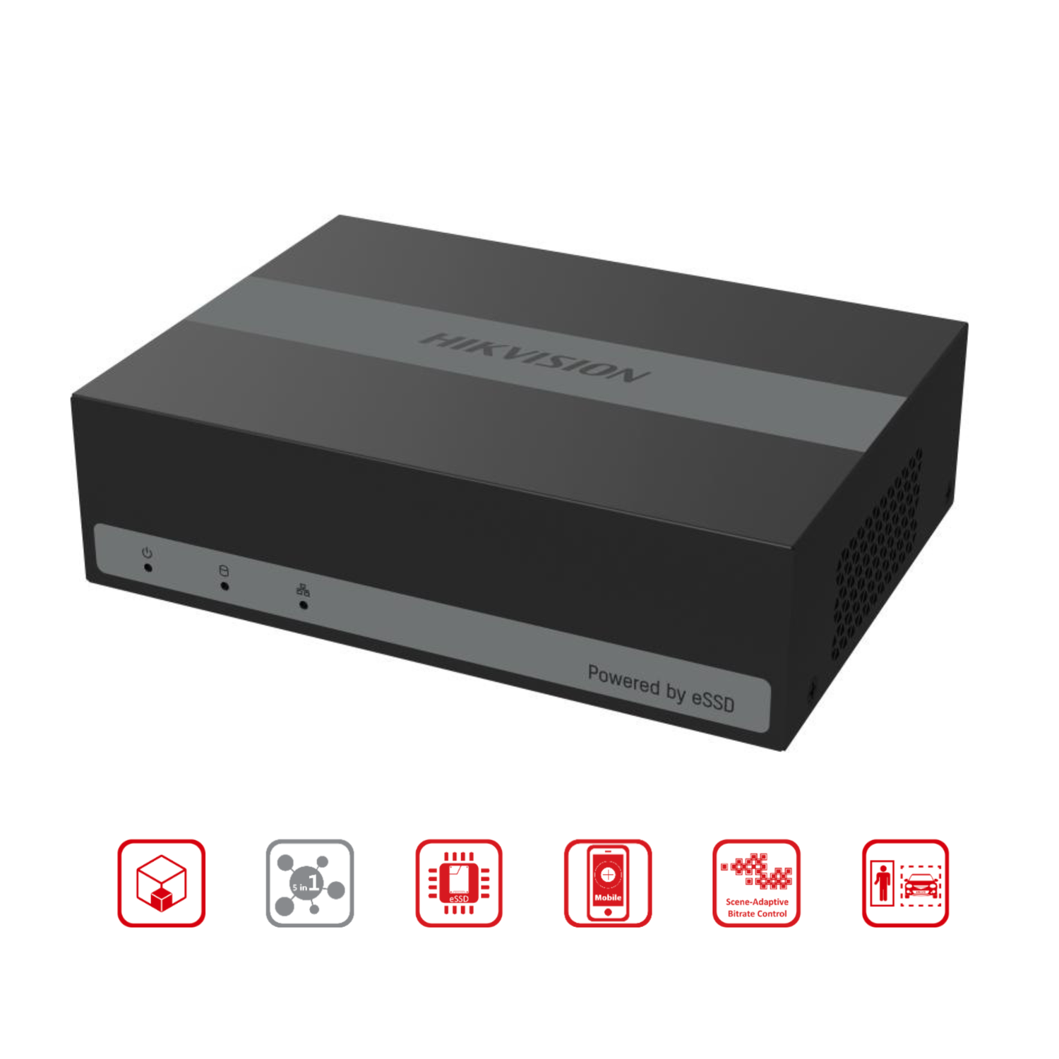 eDVR 8 Canales + 1IP 1080p Lite SSD 960Gb Acusense Lite-2