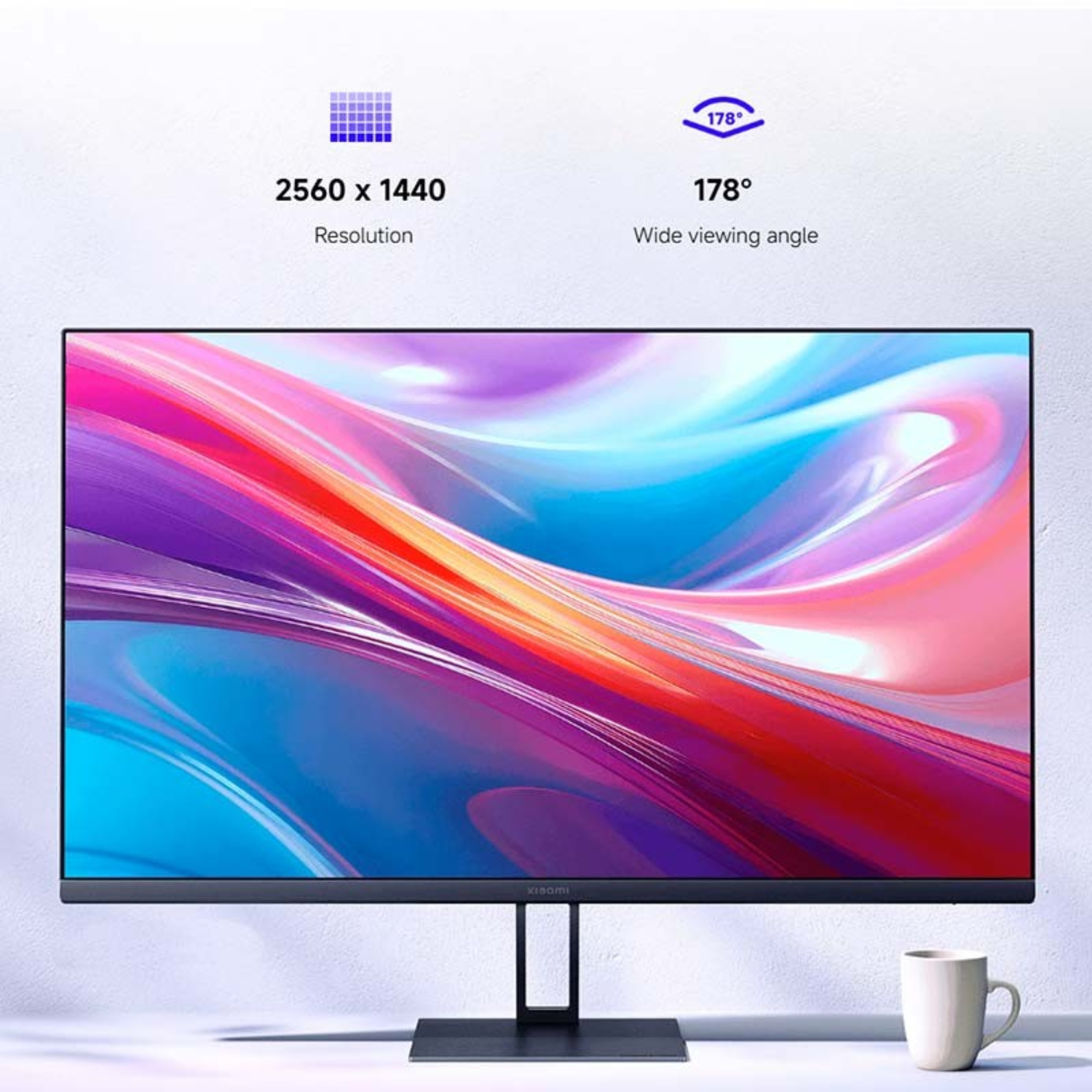 Monitor Xiaomi A27Qi 27" QHD IPS 100Hz Negro-1