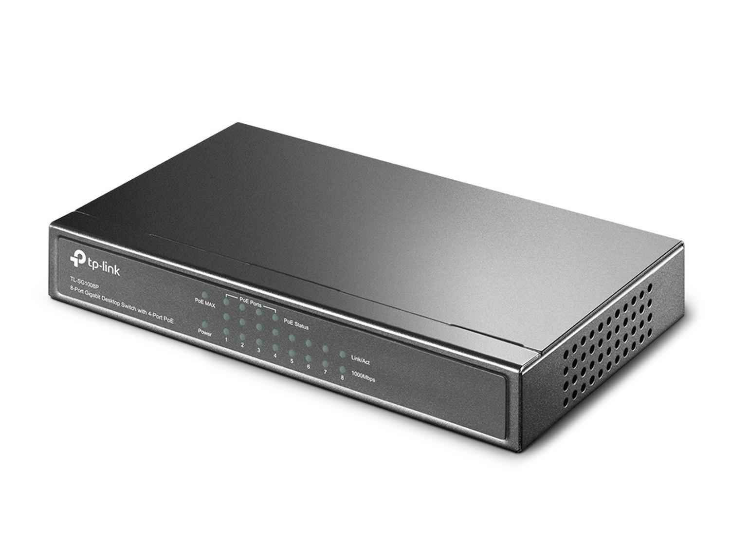 Switch de Sobremesa TL-SG1008P 8 puertos Gigabit 4 puertos PoE-2