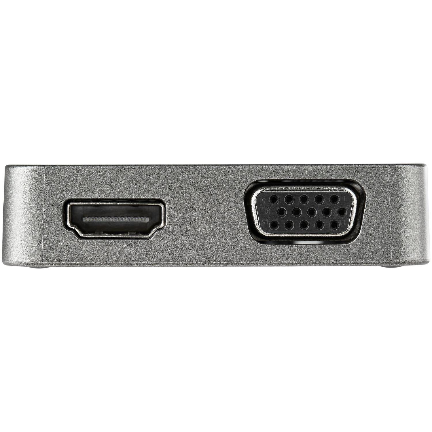 Docking Station Portátil StarTech USB Tipo C - HDMI o VGA-5