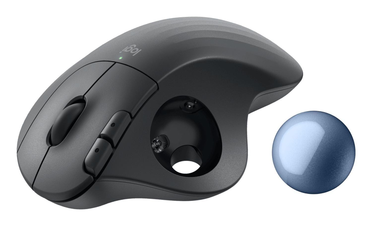 Mouse Trackball Logitech ERGO M575S Inalámbrico Grafito-4