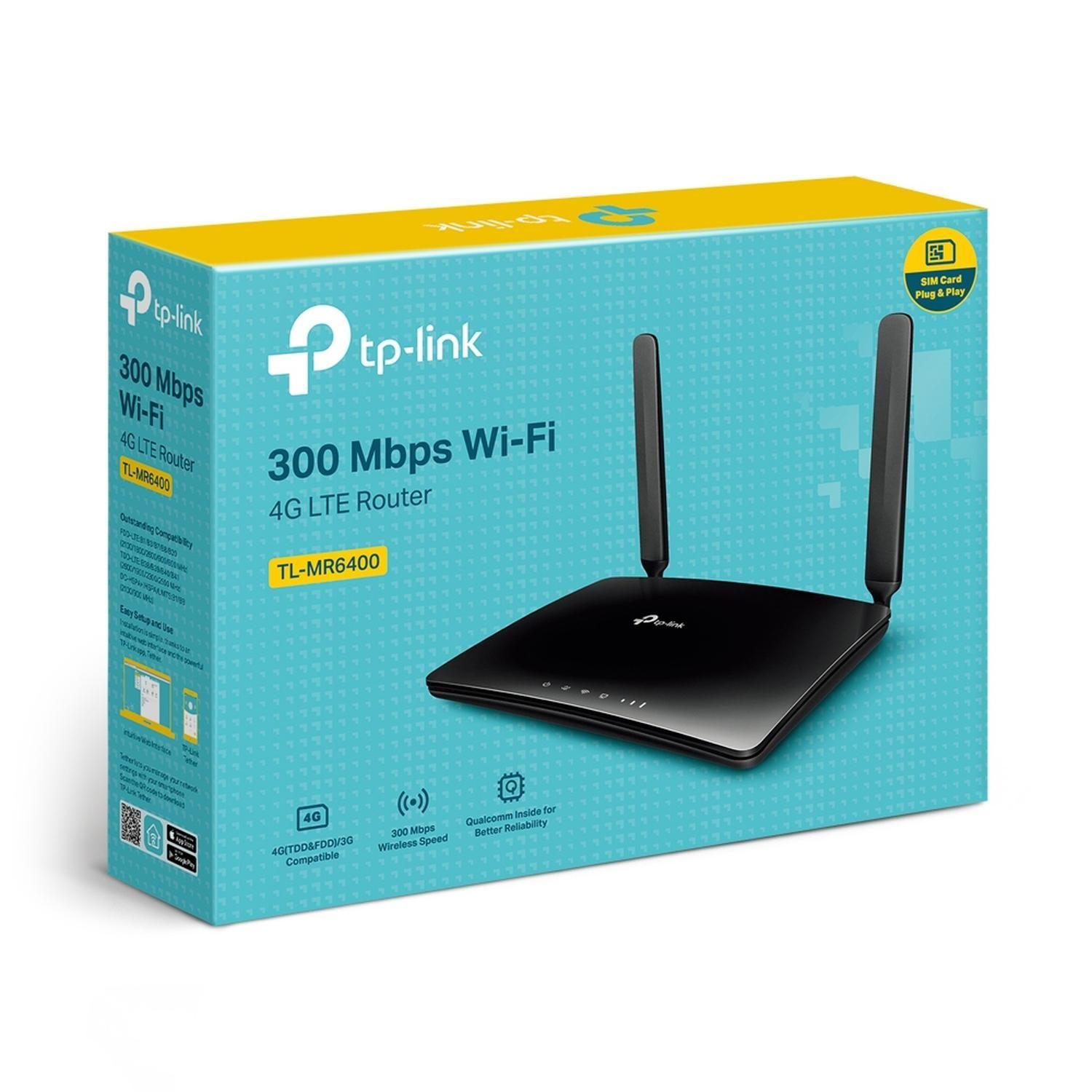 Router Inalámbrico TL-MR6400 Ethernet (2,4 GHz) 4G Negro-3