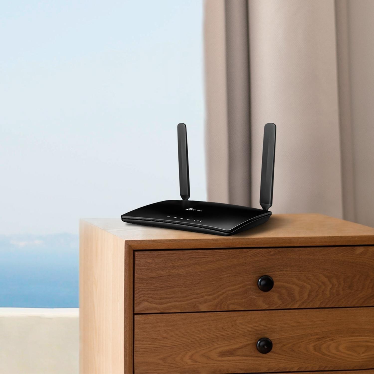 Router Inalámbrico TL-MR6400 Ethernet (2,4 GHz) 4G Negro-4