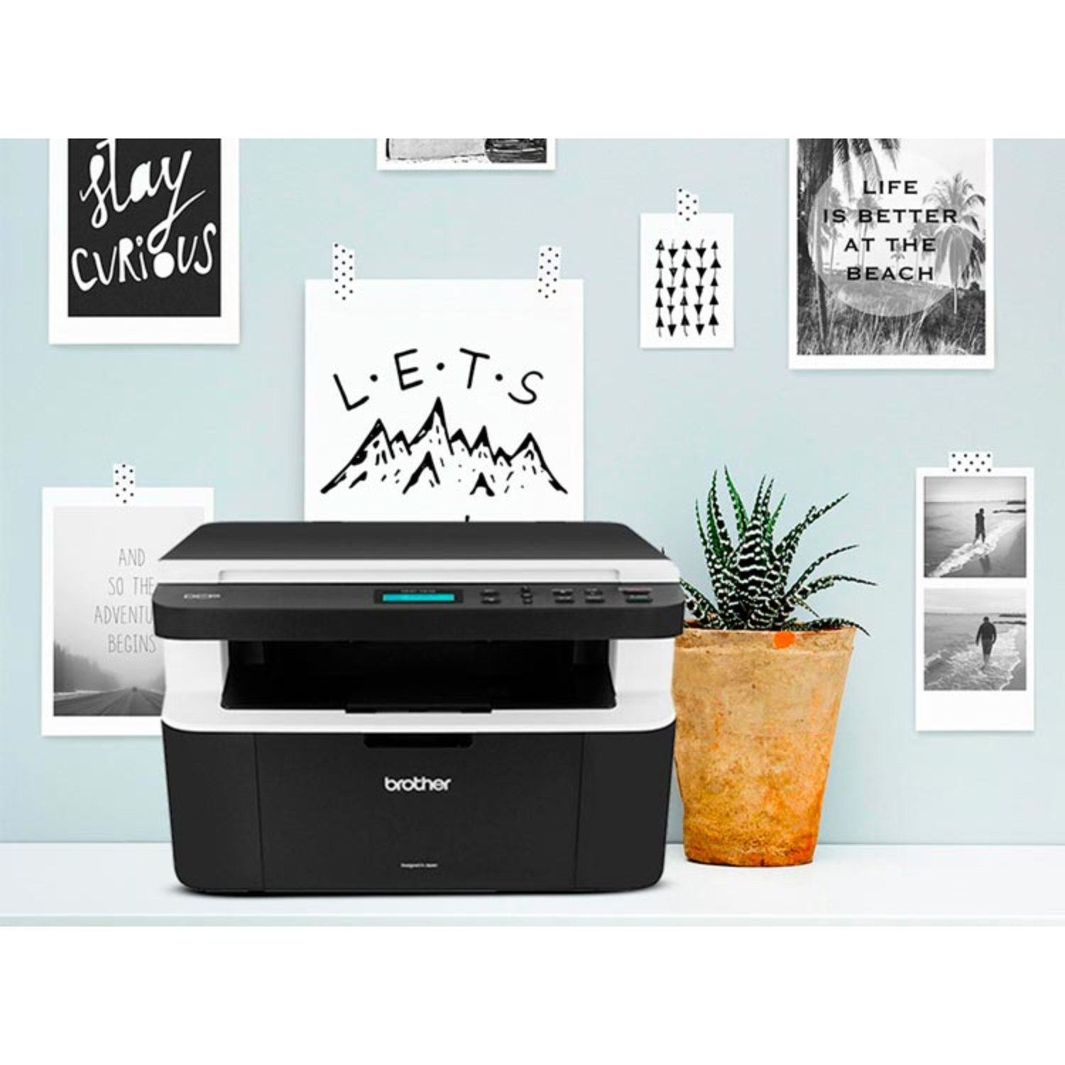 Impresora multifuncional Láser DCP-1602 Monocromática-3