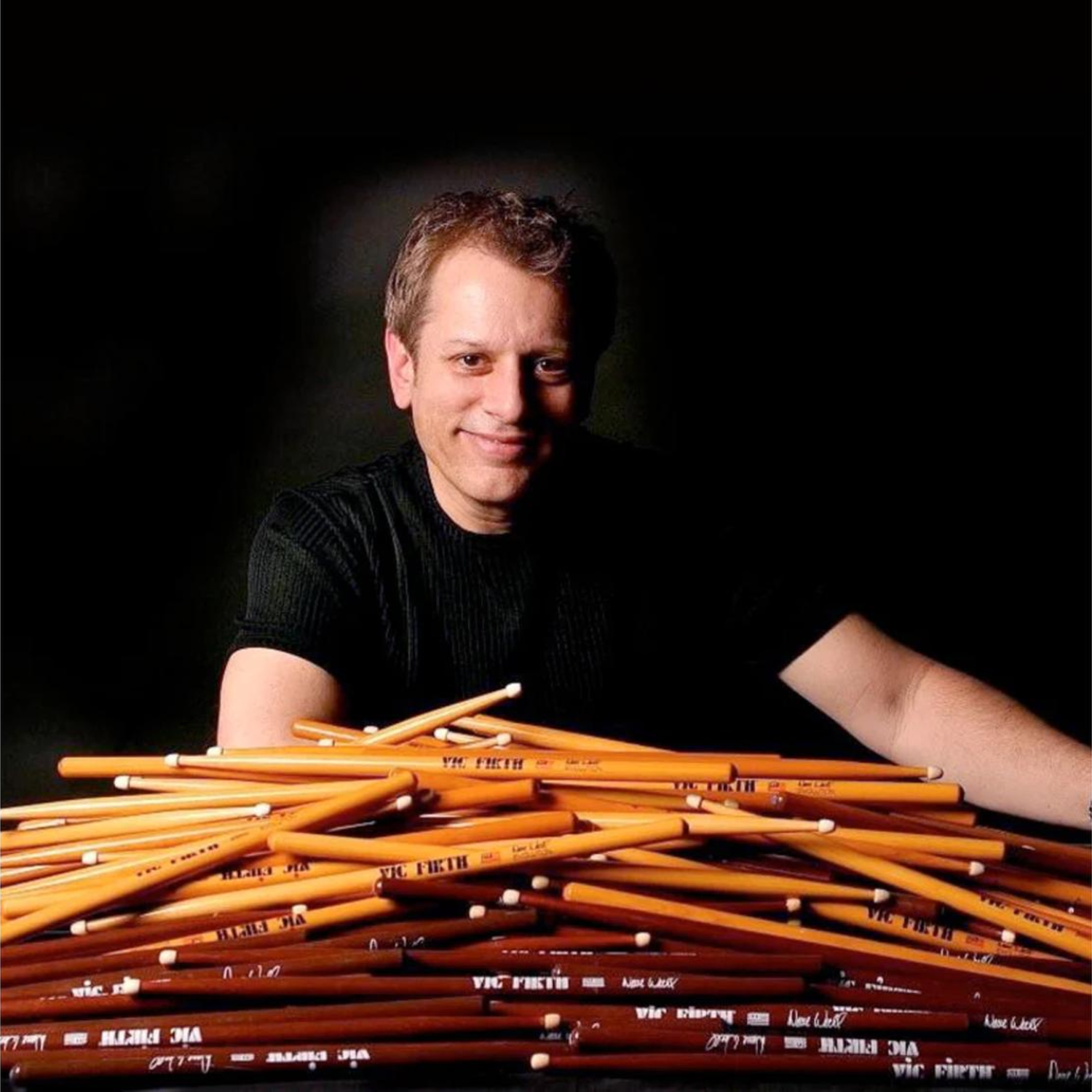 Baquetas Batería Autografiadas Dave Weckl Vic Firth-5