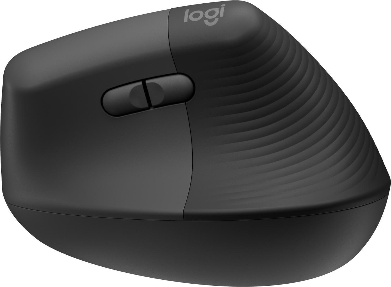 Mouse Inalámbrico Logitech Lift Diestro Vertical Grafito-3