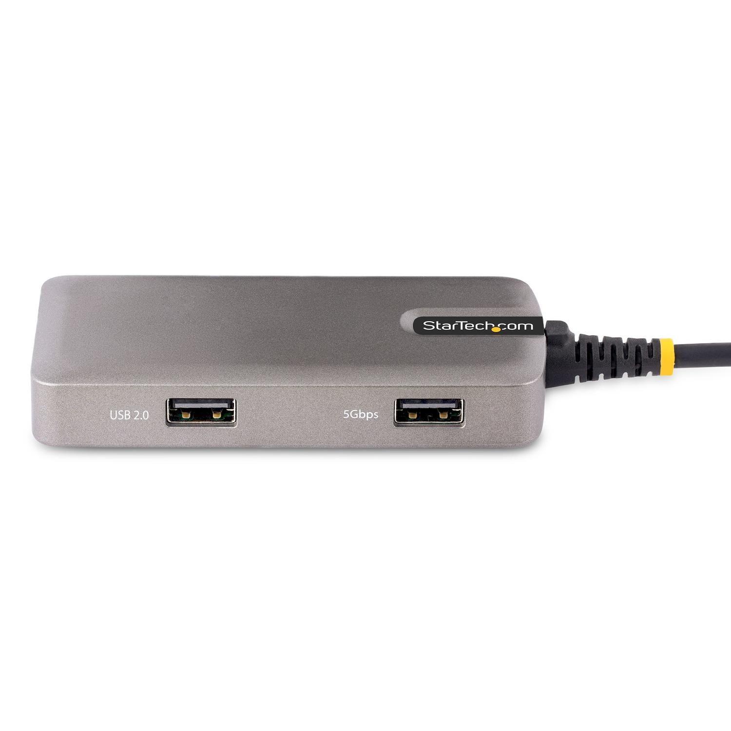 Docking Station USB-C a HDMI 4K USB Tipo-A de 3 puertos-2