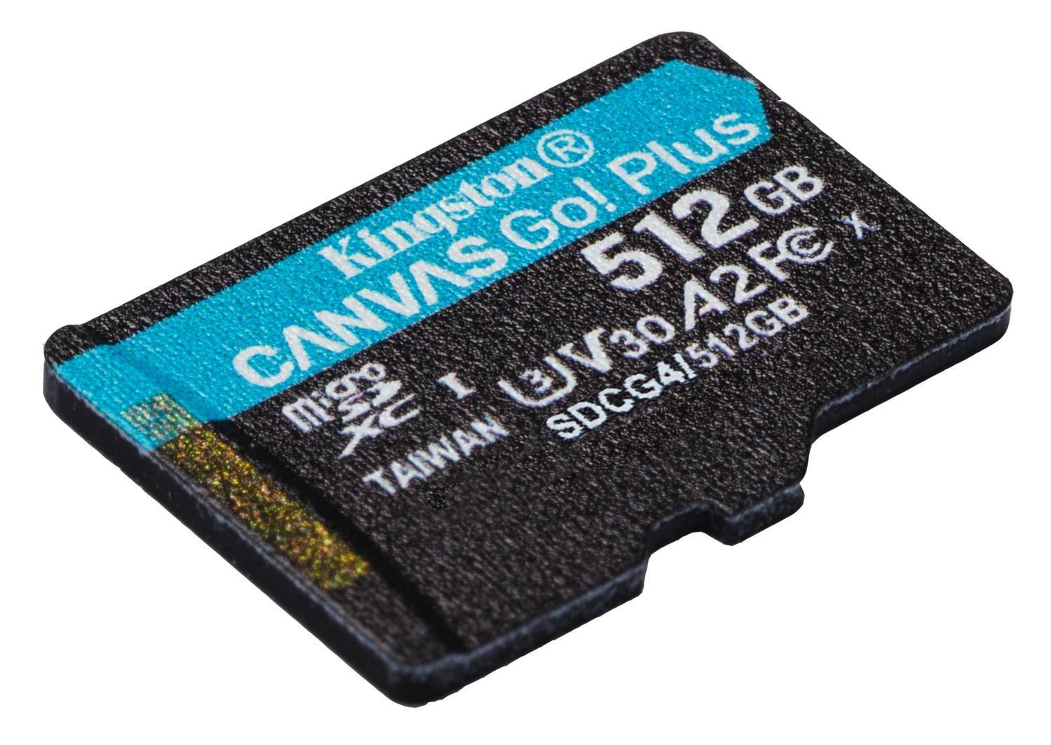 Tarjeta MicroSD Kingston Canvas Go Plus de 512GB-3