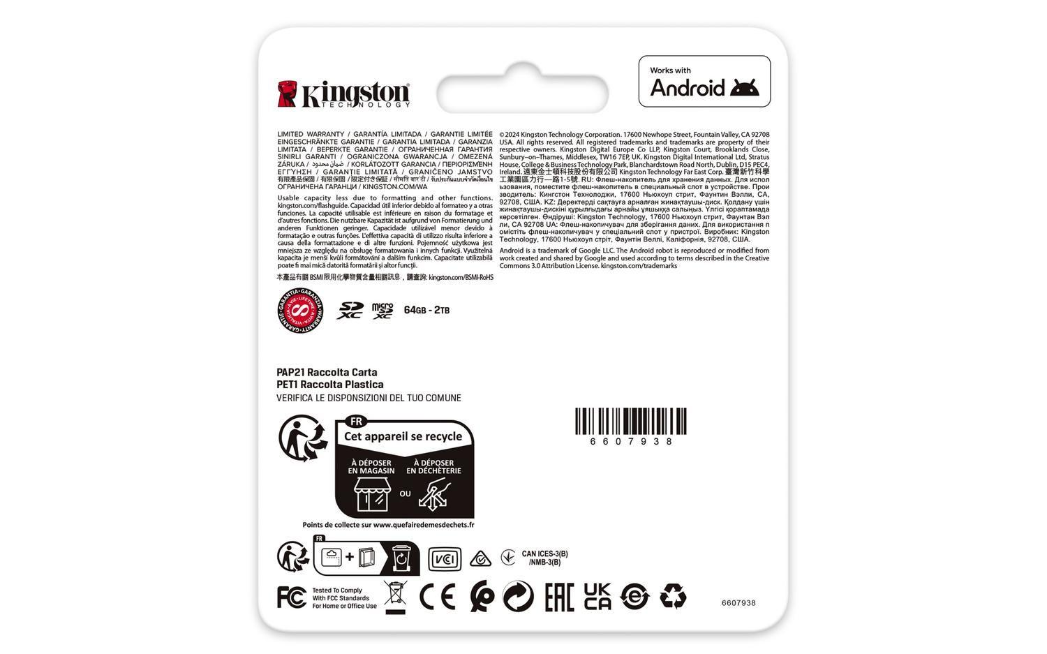 Tarjeta MicroSD Kingston Canvas Go Plus de 512GB-5