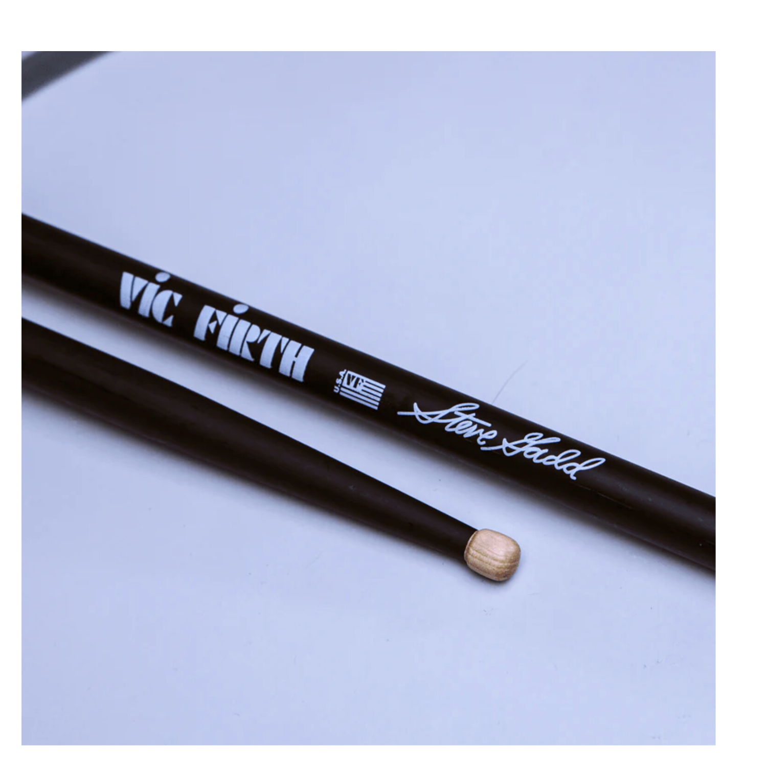 Baquetas Vic Firth Signature Steve Gadd Punta Madera-5