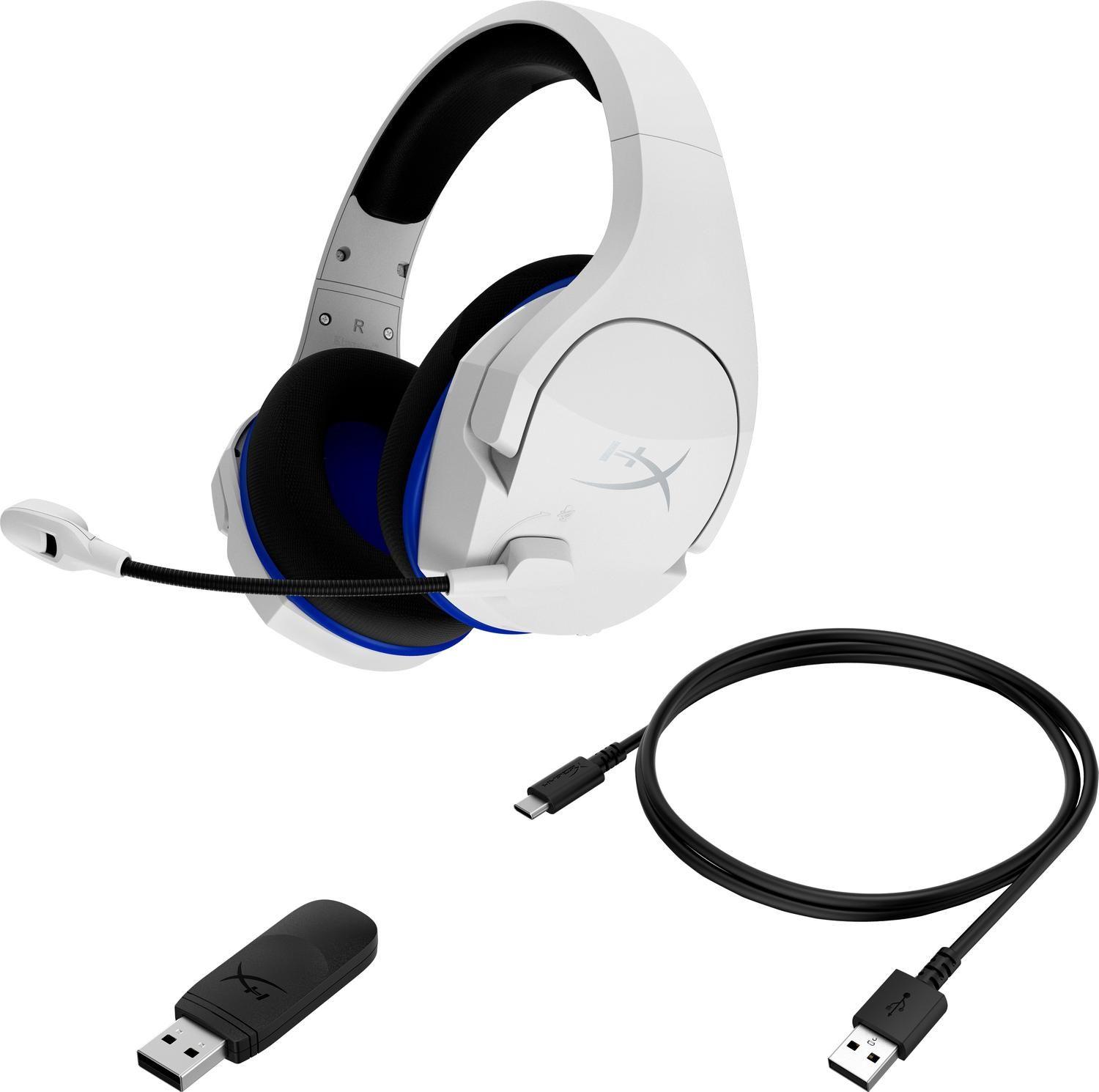 Audífonos Diadema Gamer HyperX Cloud Stinger Core PS Blanco-2