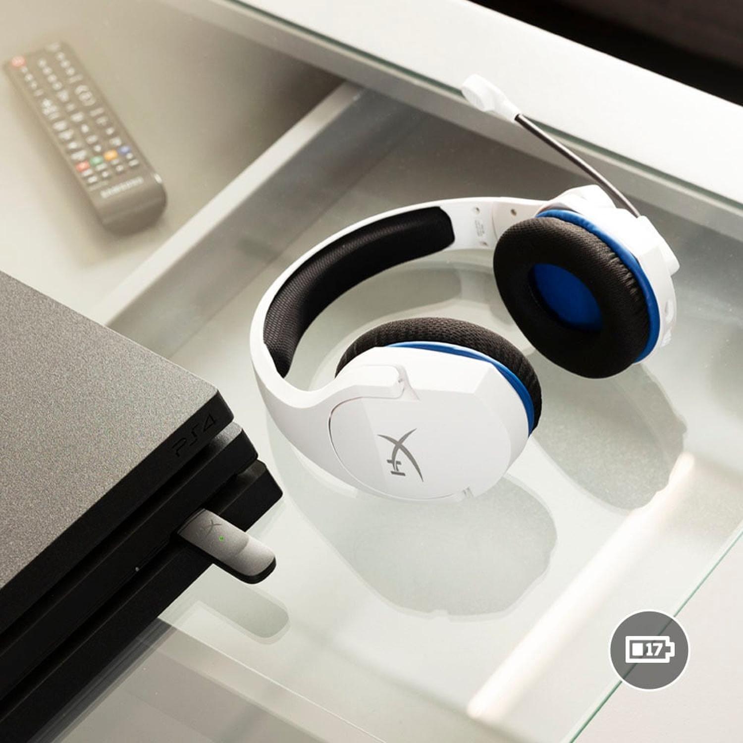Audífonos Diadema Gamer HyperX Cloud Stinger Core PS Blanco-3