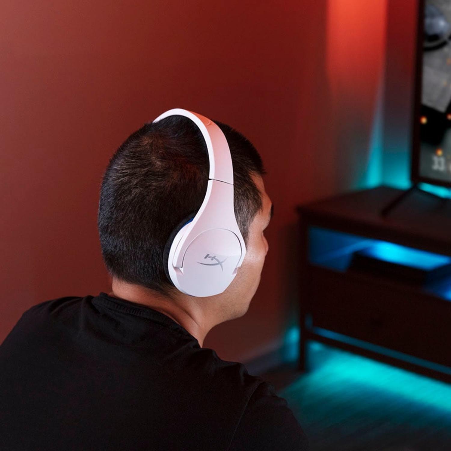 Audífonos Diadema Gamer HyperX Cloud Stinger Core PS Blanco-4
