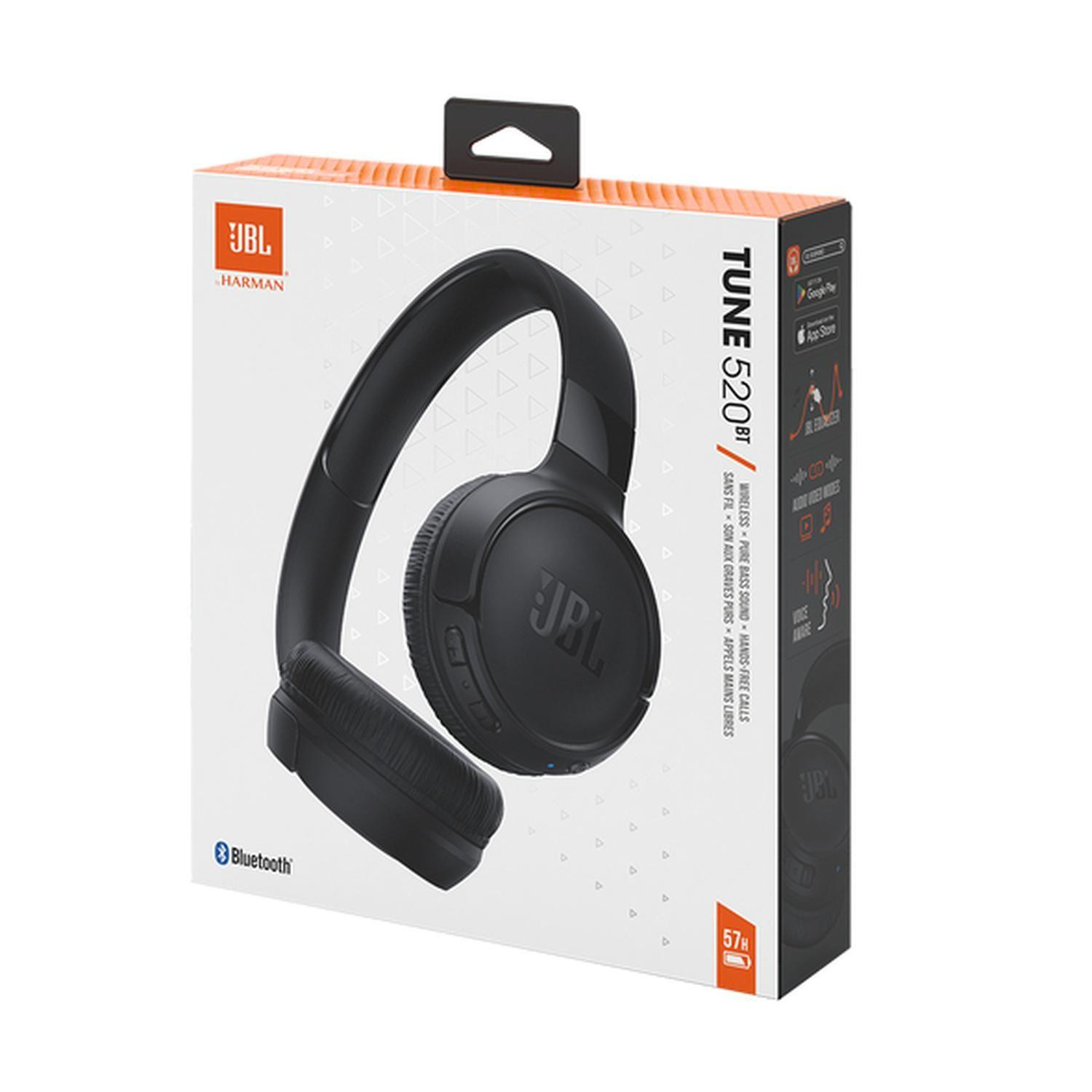 Audífonos Diadema JBL Tune 520BT Inalámbrico Negro-9