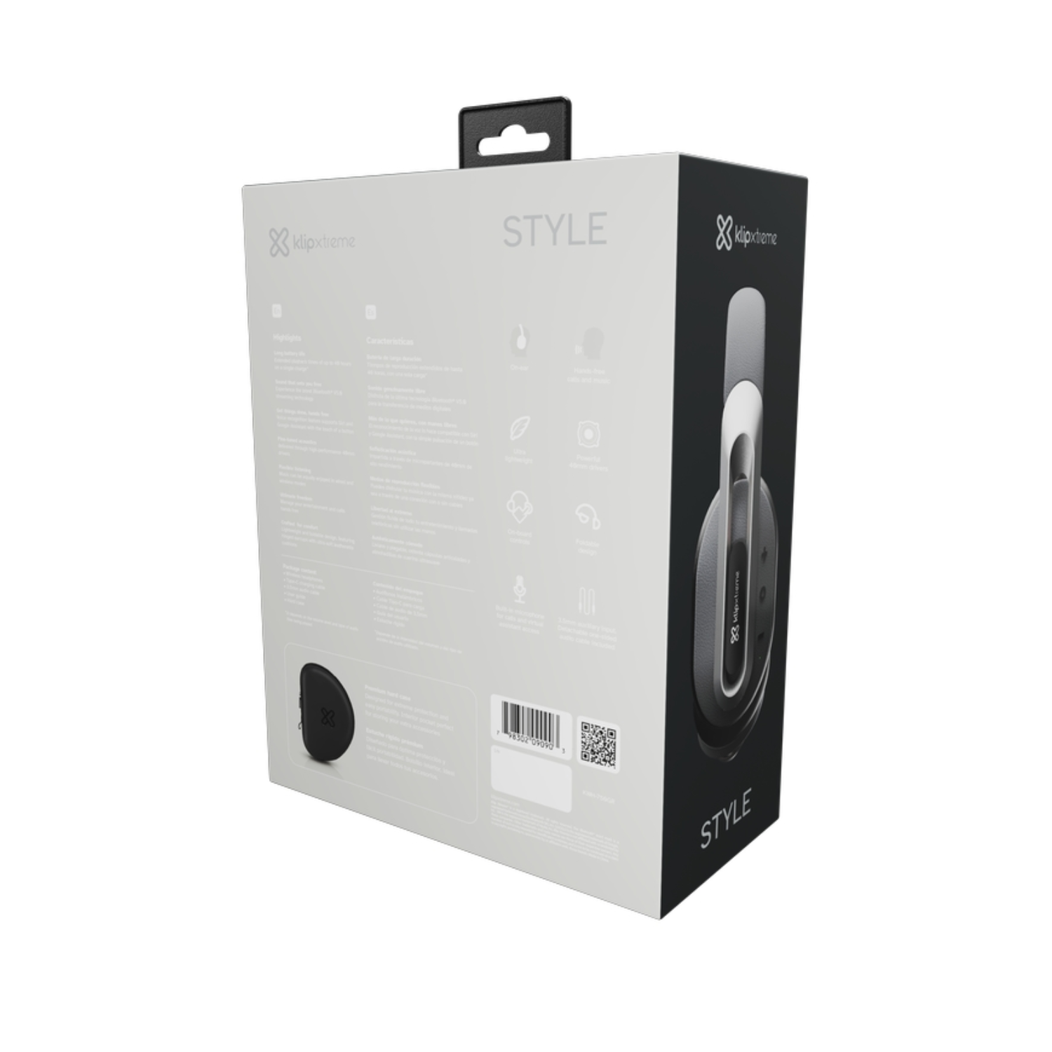 Auriculares Inalámbricos Diadema Klip Xtreme KWH-750GR-5