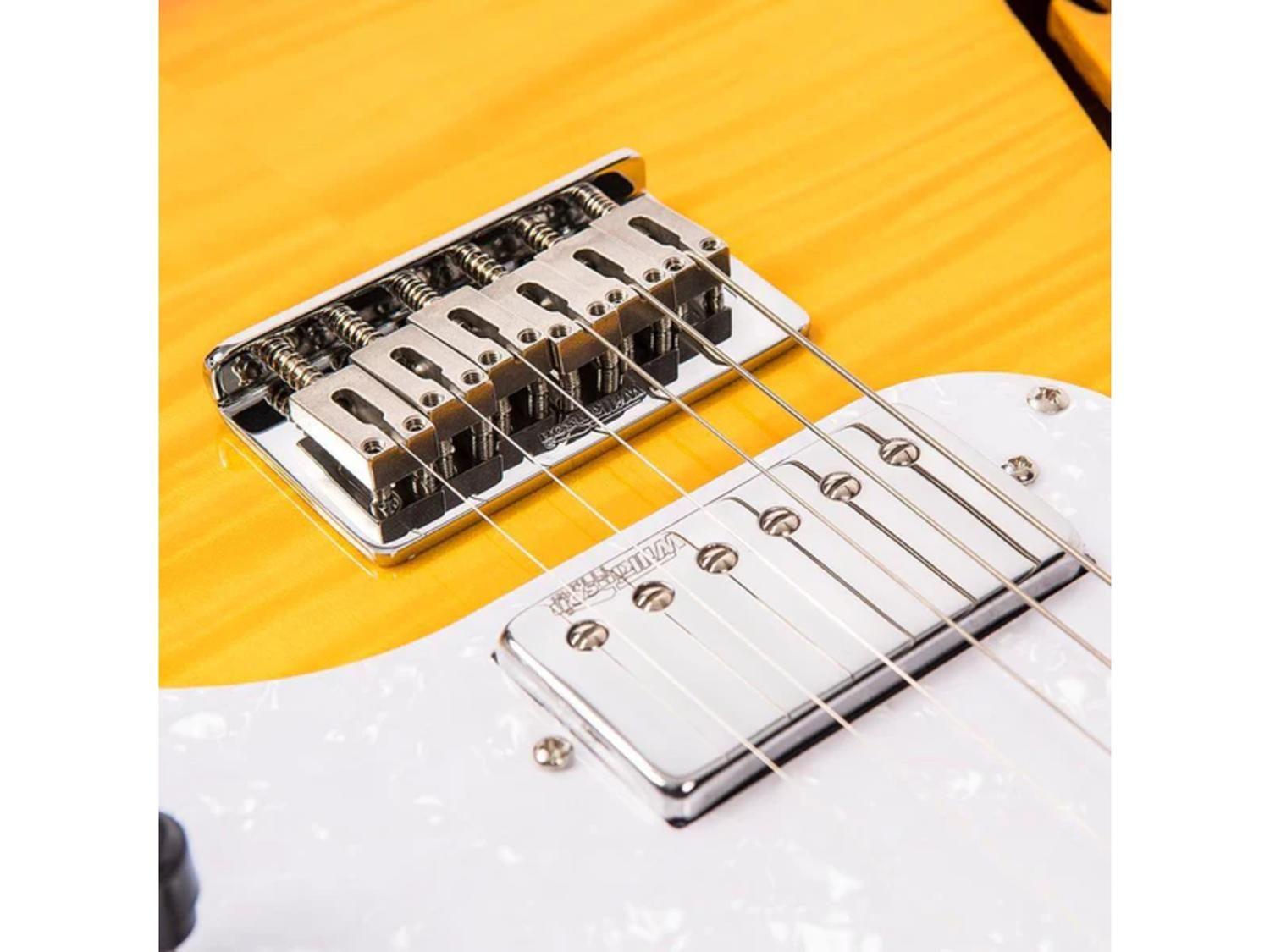 Guitarra Eléctrica Mango Atornillado F Holes THRUBODY 2xHumb-5