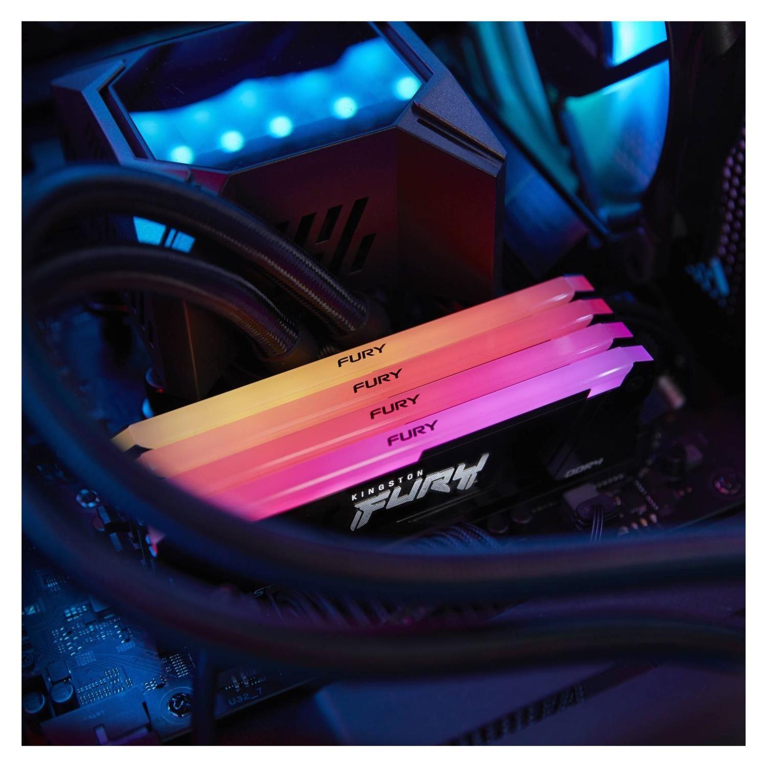 Memoria RAM Fury Beast RGB 8 GB DDR4 3600 MHz-3