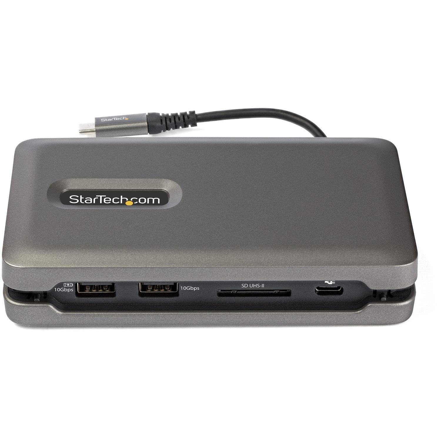 Mini Docking Station USB-C a HDMI 2.0 4K SD/MicroSD GbE 2 Puertos USB-2