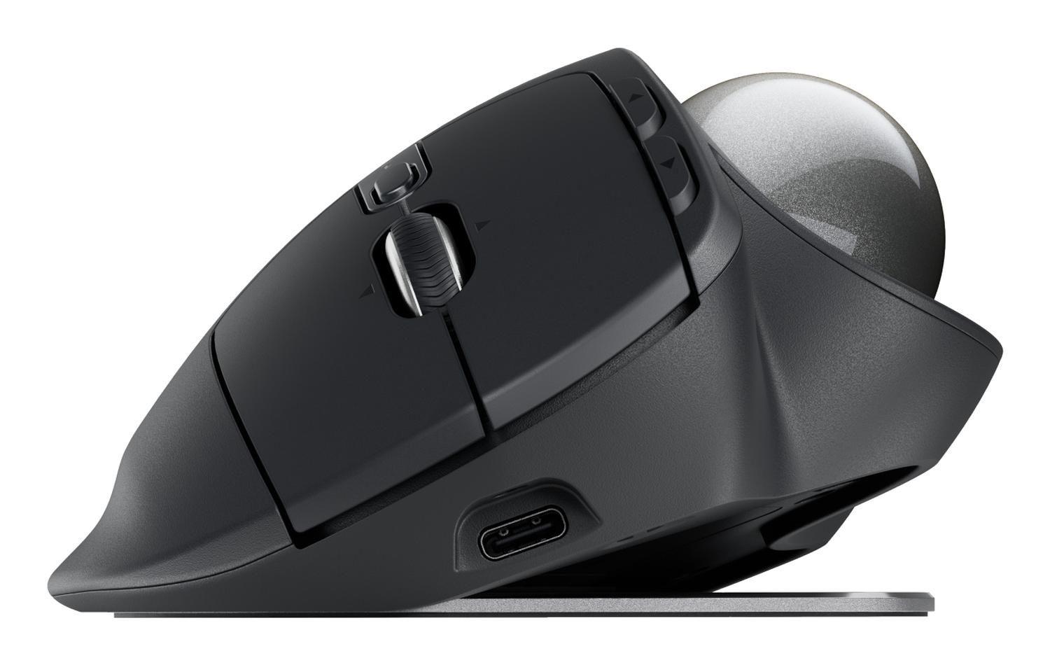 Mouse Trackball Logitech MX Ergo S Inalámbrico Grafito-3
