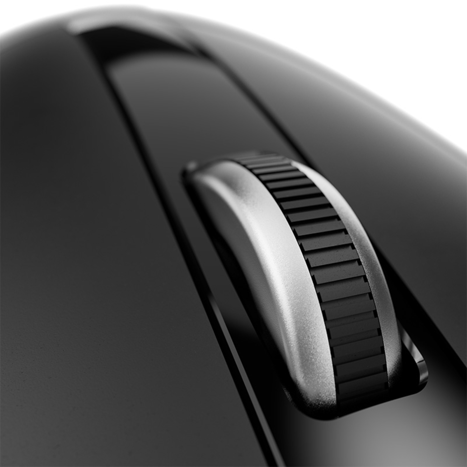 Mouse Inalámbrico Ergy 4 Botones Ultra-Ergonómico Negro-4