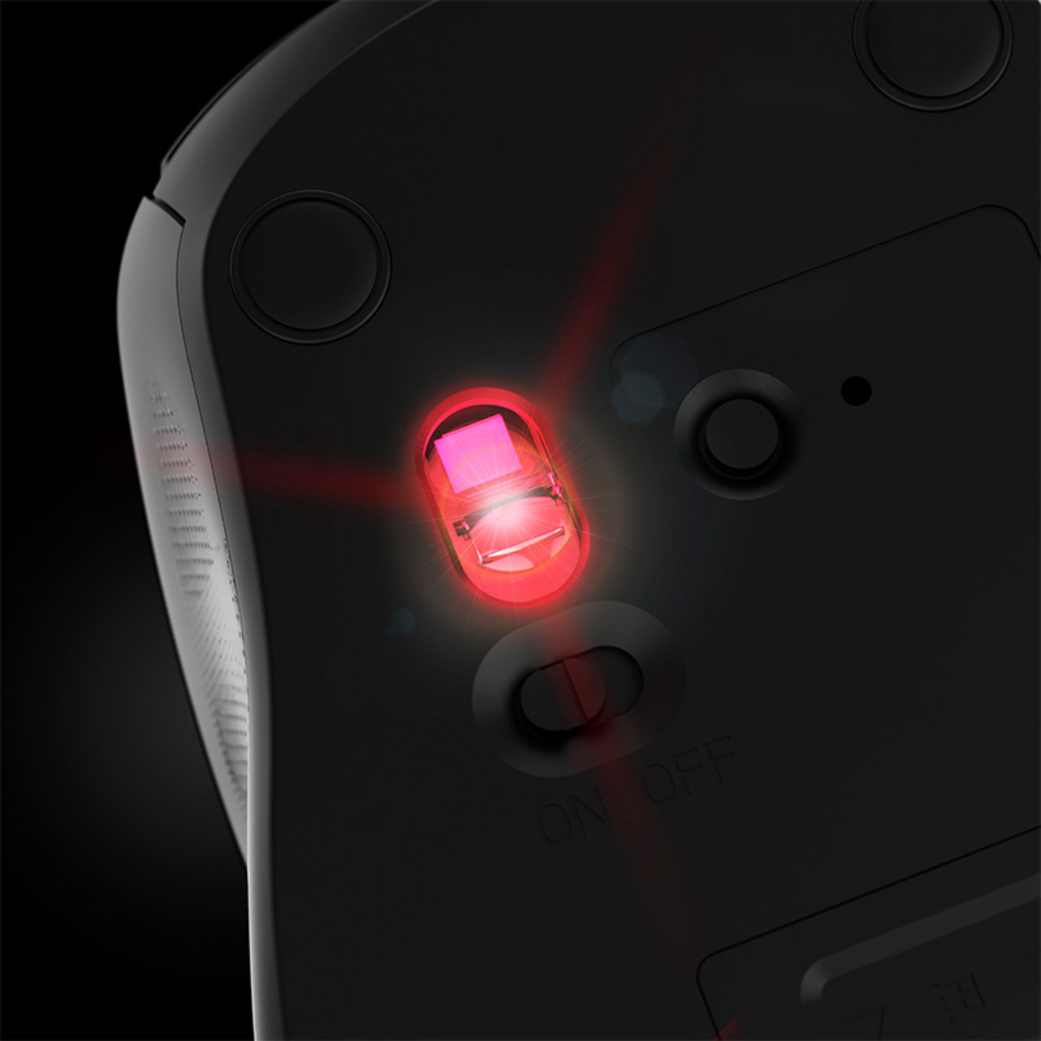 Mouse Inalámbrico Ergy 4 Botones Ultra-Ergonómico Negro-6