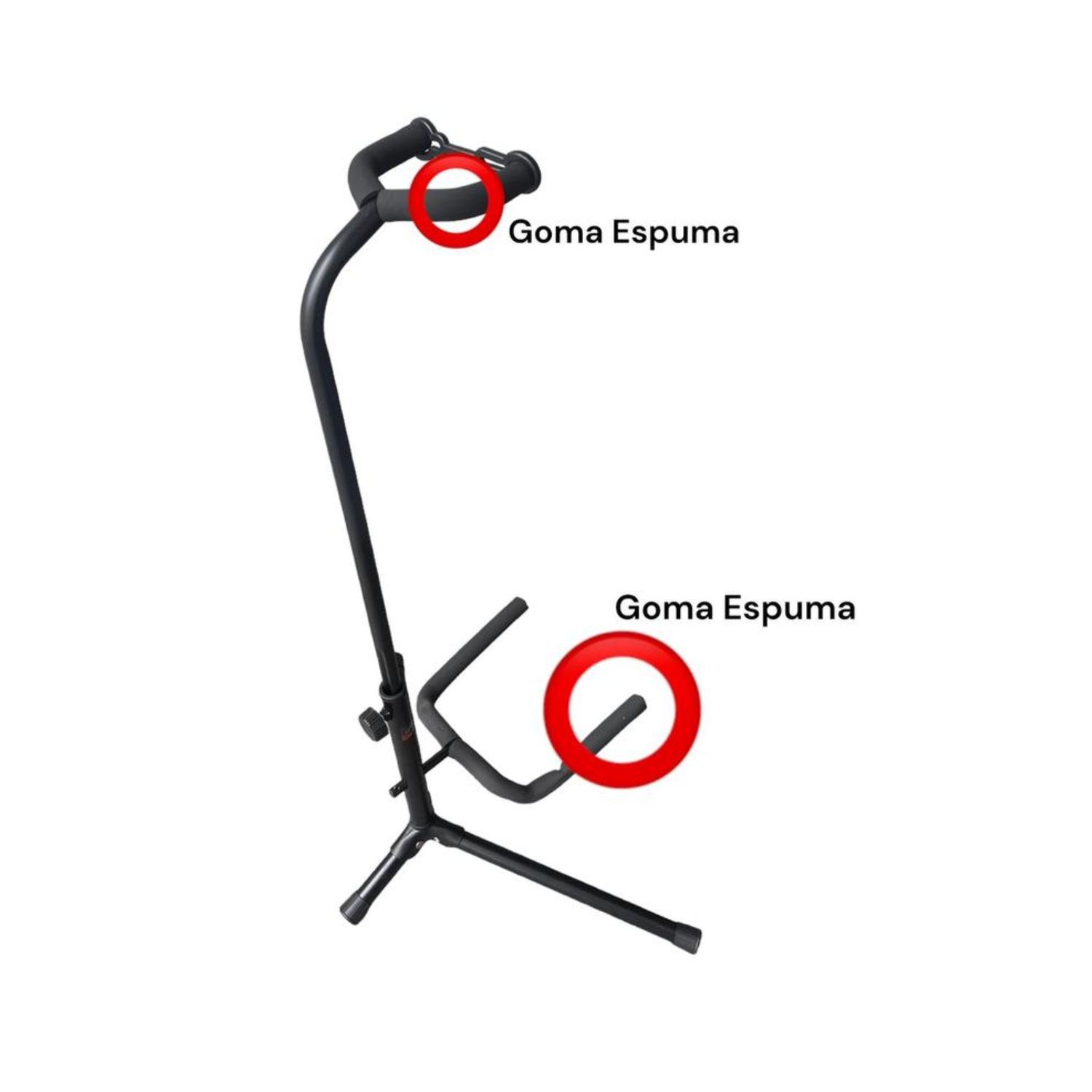 Soporte Guitarra Hamilton KB303G Seguro y Robusto-7