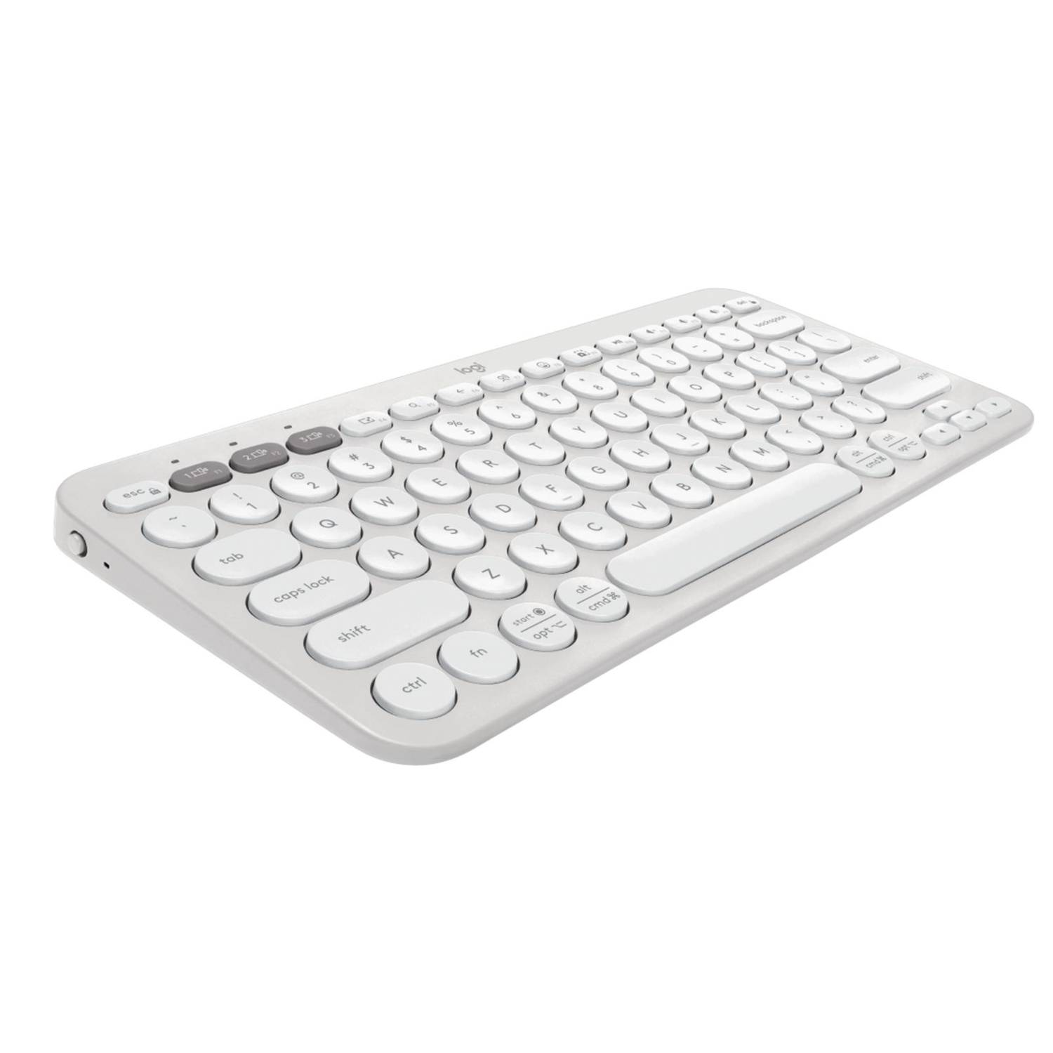 Teclado Logitech Pebble Keys 2 K380s RF Inalámbrico Blanco-1