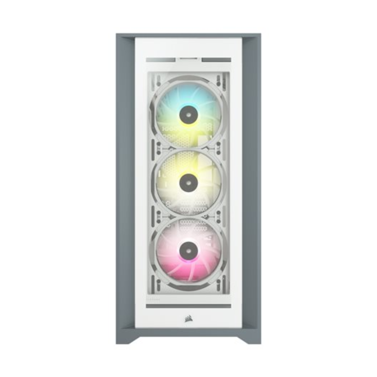 Gabinete Corsair iCUE 5000X RGB Midi Tower Blanco-1