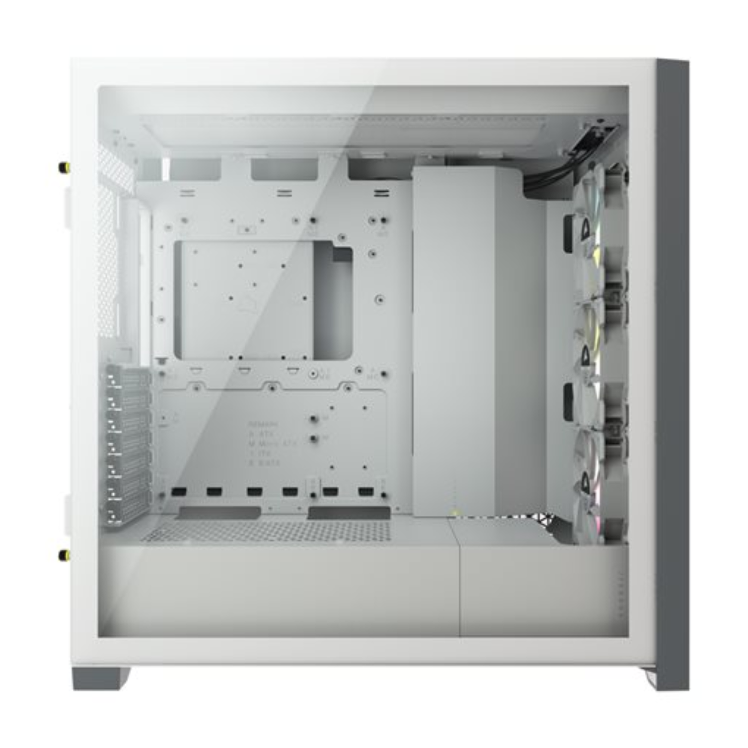 Gabinete Corsair iCUE 5000X RGB Midi Tower Blanco-3
