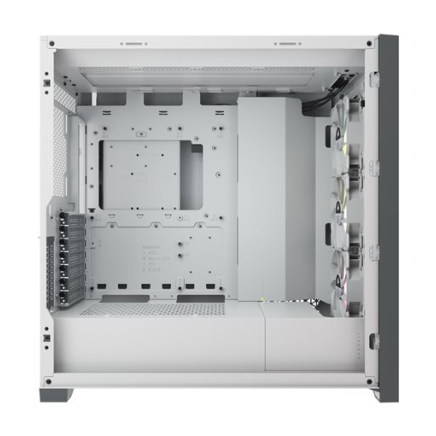Gabinete Corsair iCUE 5000X RGB Midi Tower Blanco-4
