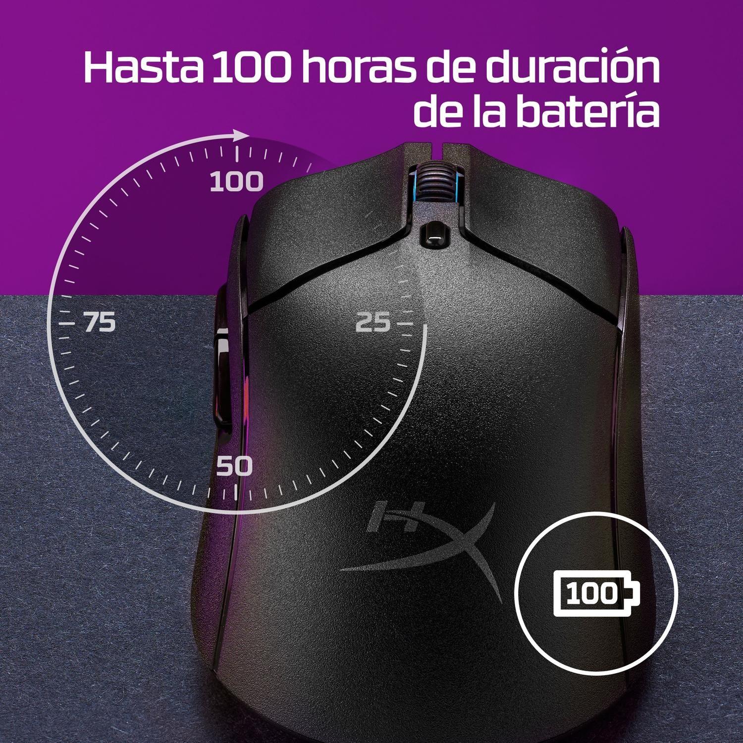 Mouse HP HyperX Pulsefire Haste 2 Inalámbrico Negro-6