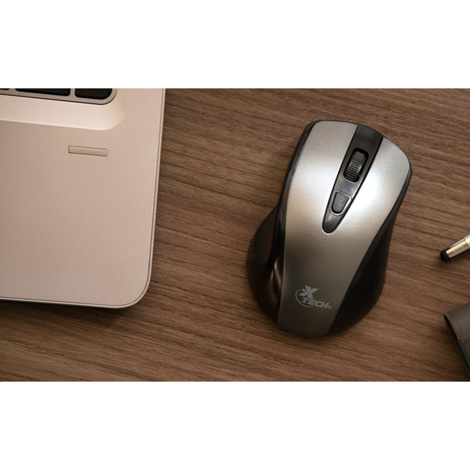 Xtech XTM-315GY ratón Diestro RF inalámbrico Óptico 1600 DPI-4