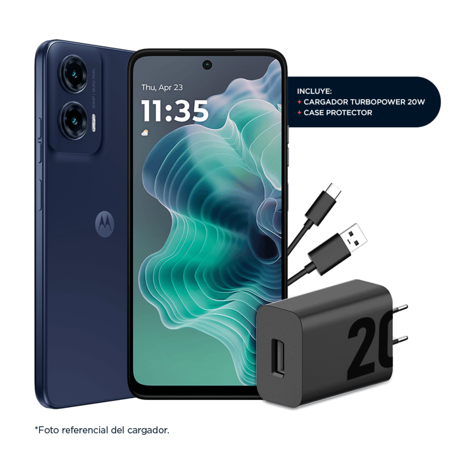 Smartphone Moto G35 5G 4GB 256GB Negro 6.72"-2