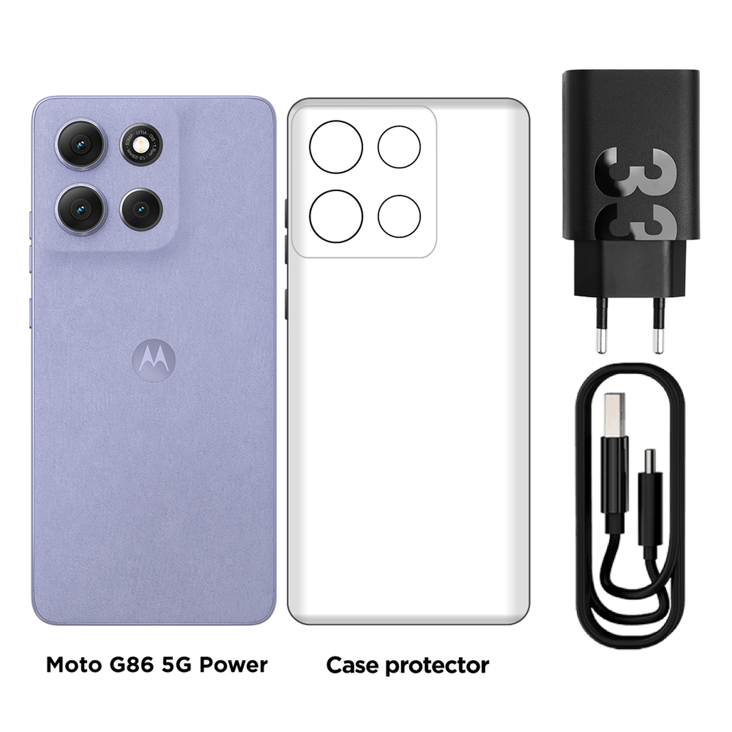 Smartphone Moto G86 5G 256GB 8GB 6.6" Lila-2