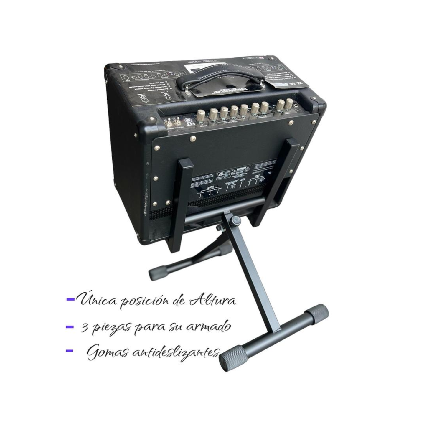 Soporte Amplificador Hamilton KB30A Negro-5