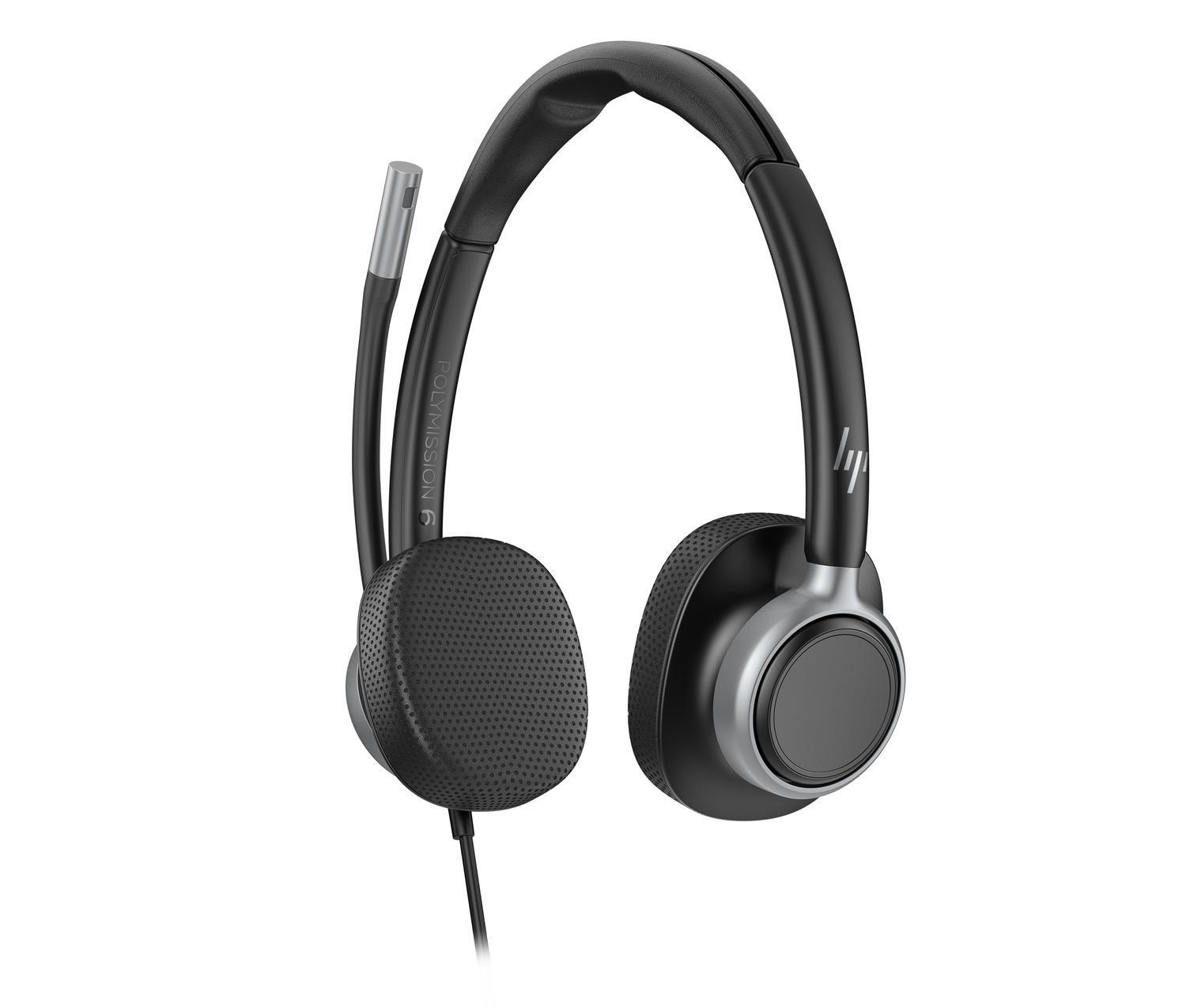 Auriculares HP Poly Mission 625 USB-C USB-A Teams-2