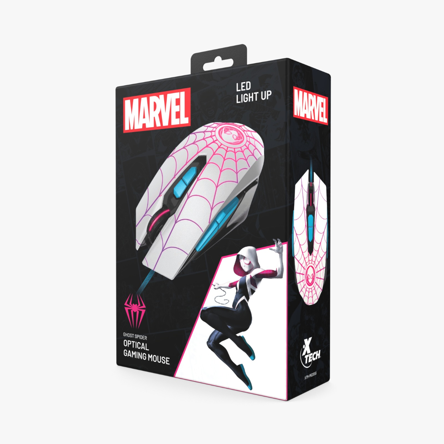 Mouse Gamer Óptico Ghost Spider 7 Botones 2400DPI-4