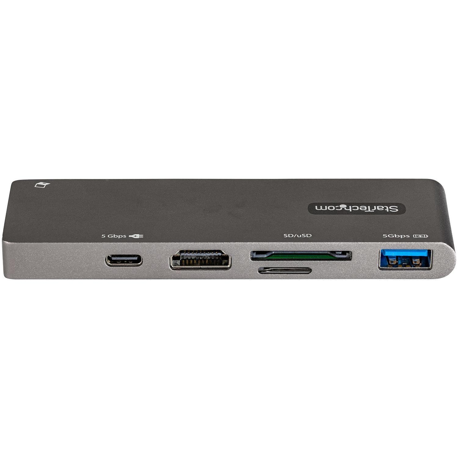 Docking Station USB-C a HDMI 4K MicroSD USB 3.0-4