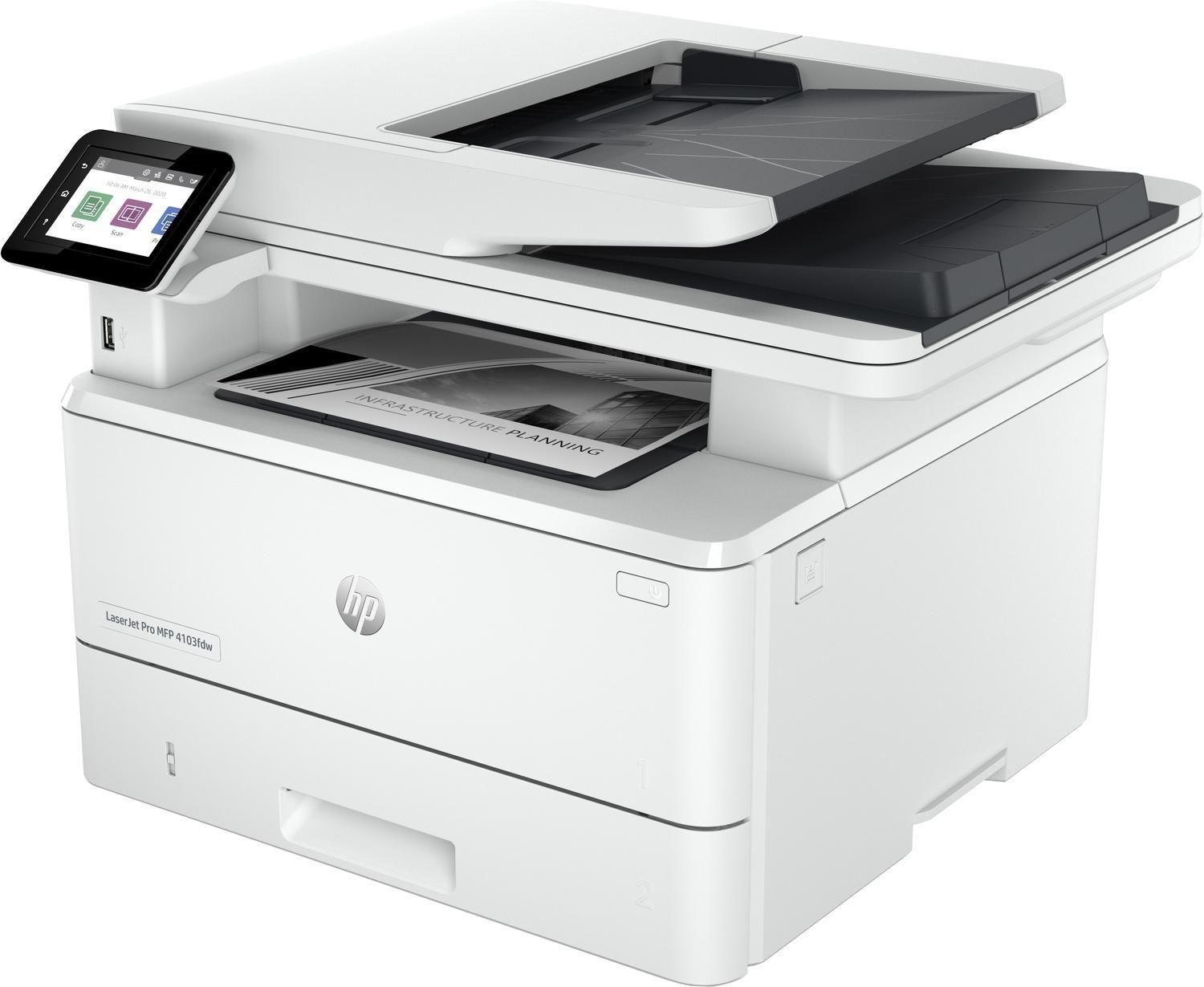 Impresora Láser LaserJet Pro MFP 4103fdw Monocromática WiFi-1