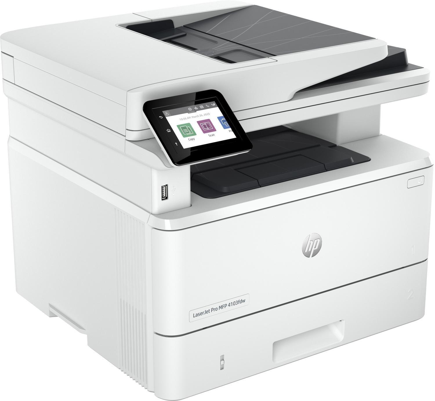Impresora Láser LaserJet Pro MFP 4103fdw Monocromática WiFi-2