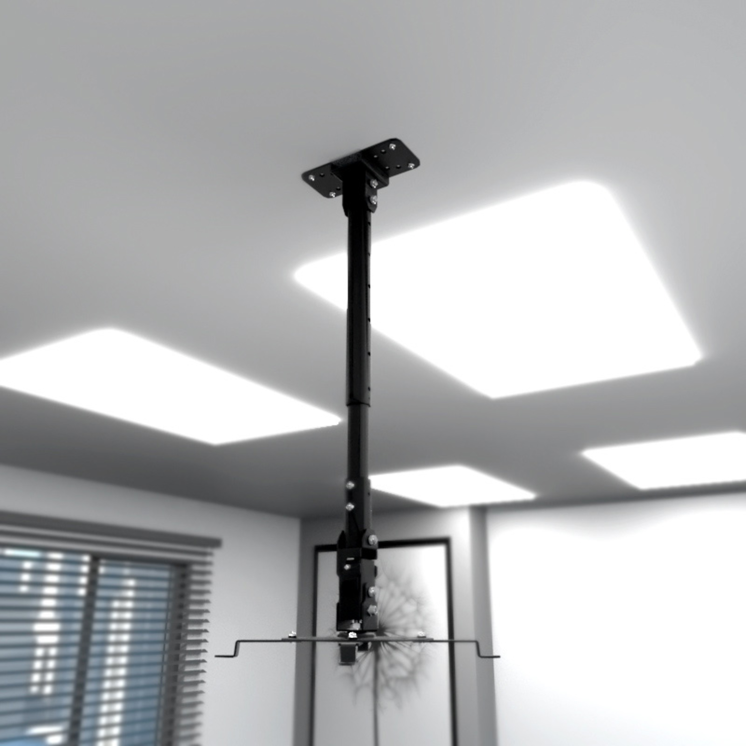 Montaje para proyector Techo Klip Xtreme KPM-610B Negro-3