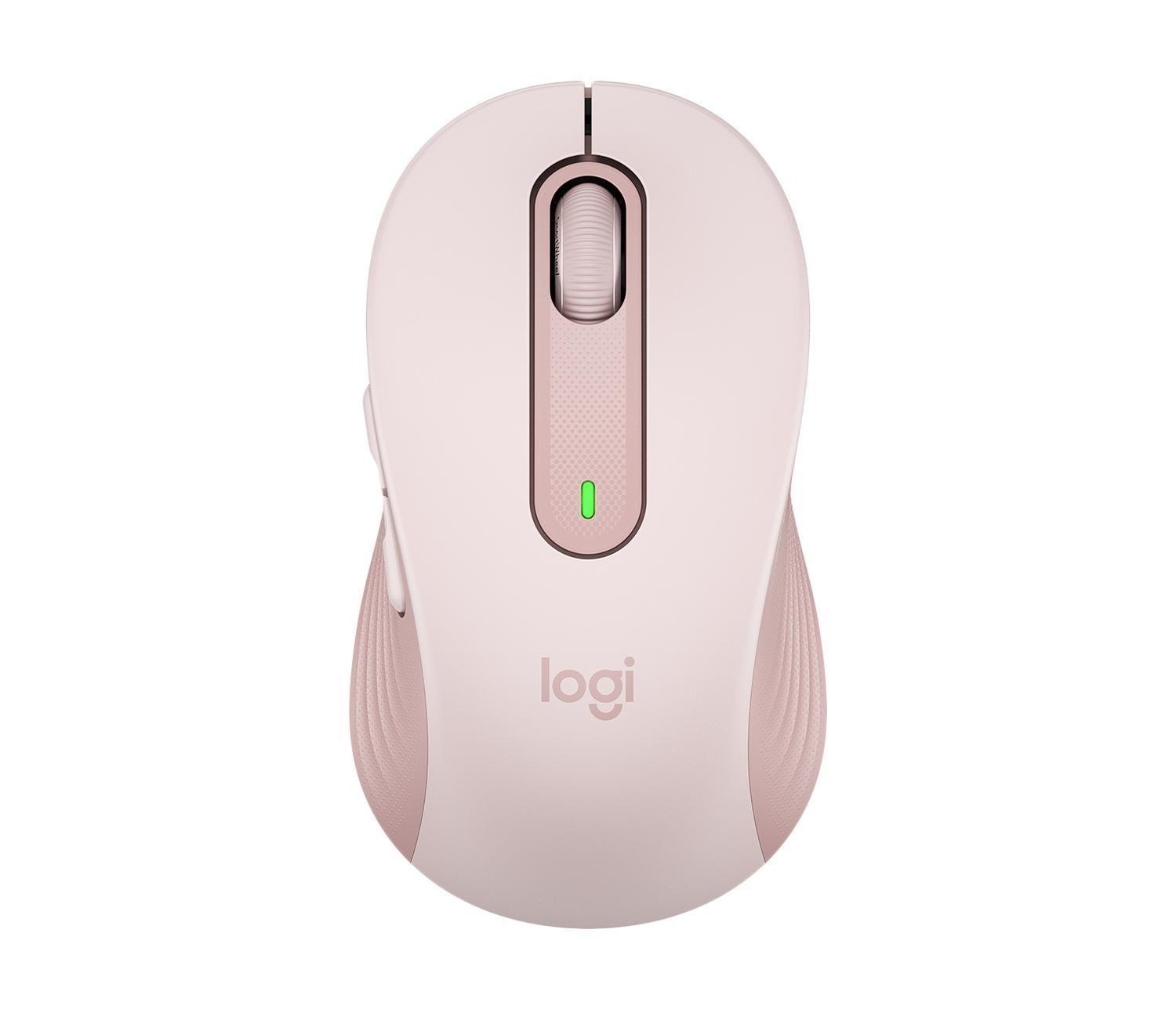 Mouse Logitech Signature M650 Inalámbrico Rosa-0