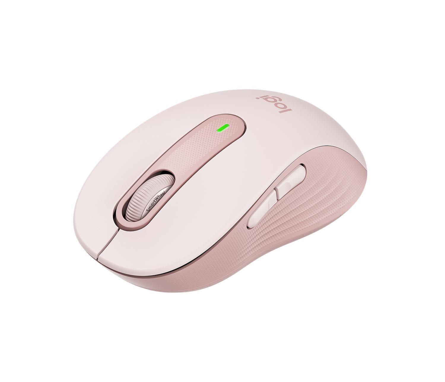 Mouse Logitech Signature M650 Inalámbrico Rosa-2
