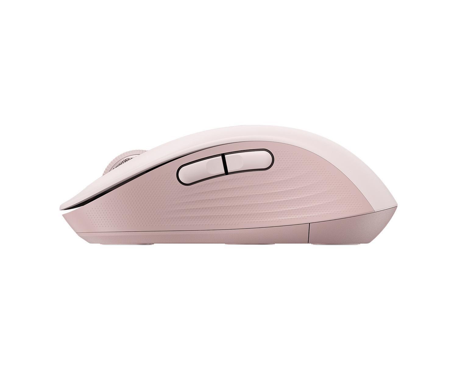 Mouse Logitech Signature M650 Inalámbrico Rosa-3