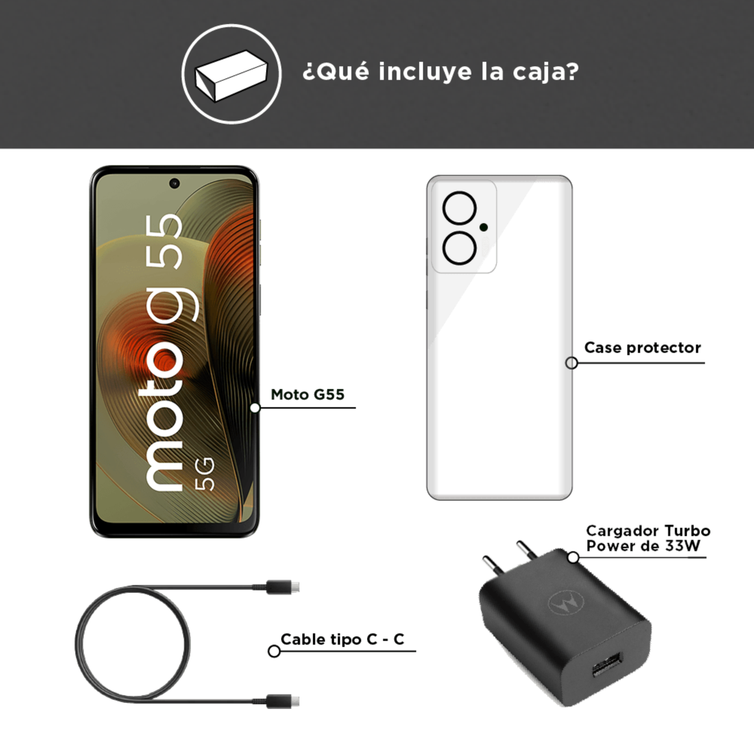 Celular Motorola Moto G55 8 GB 256GB Verde-3