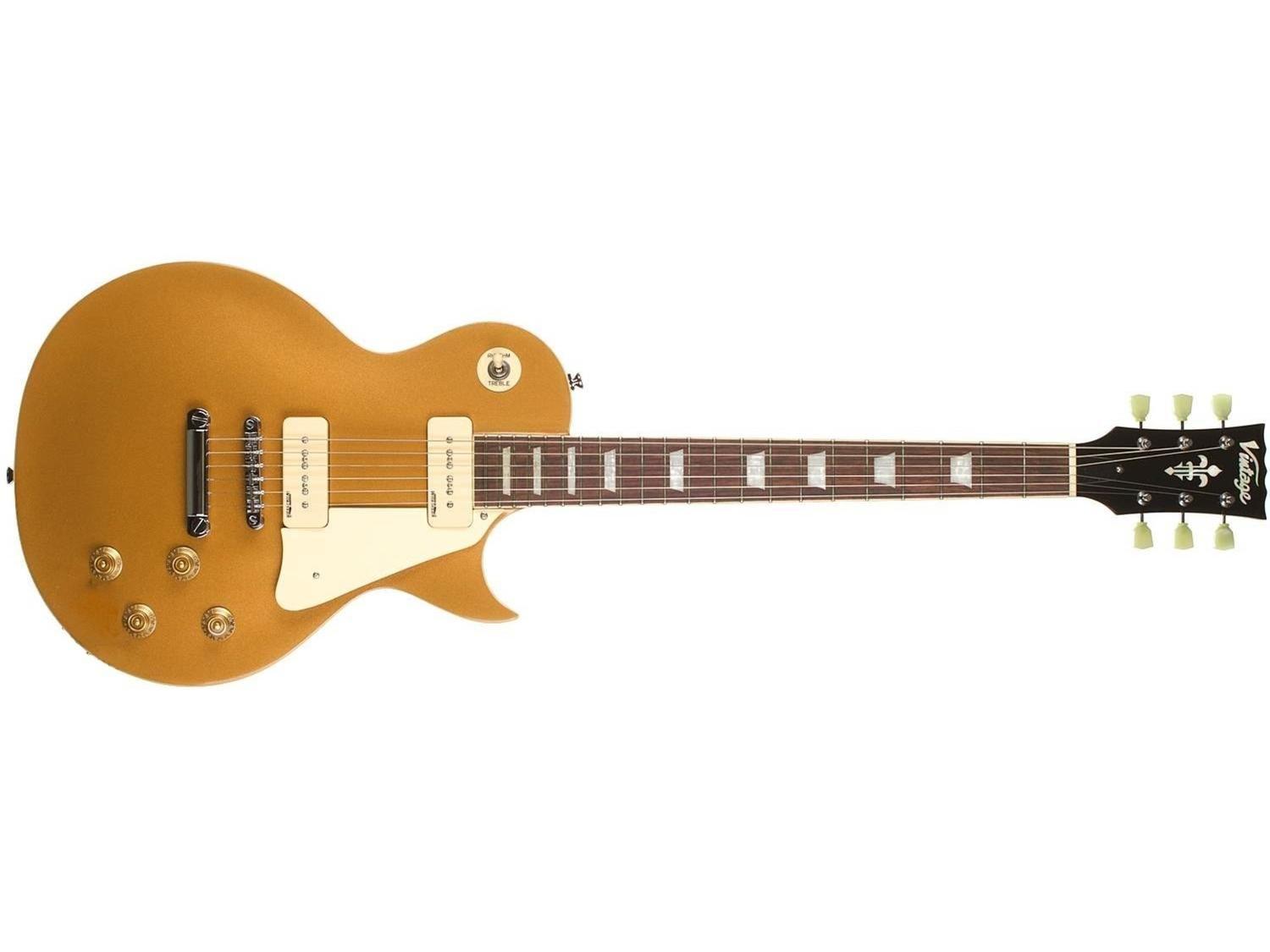 Guitarra Eléctrica Mango Encolado Tune-O-Matic 2xP90-1
