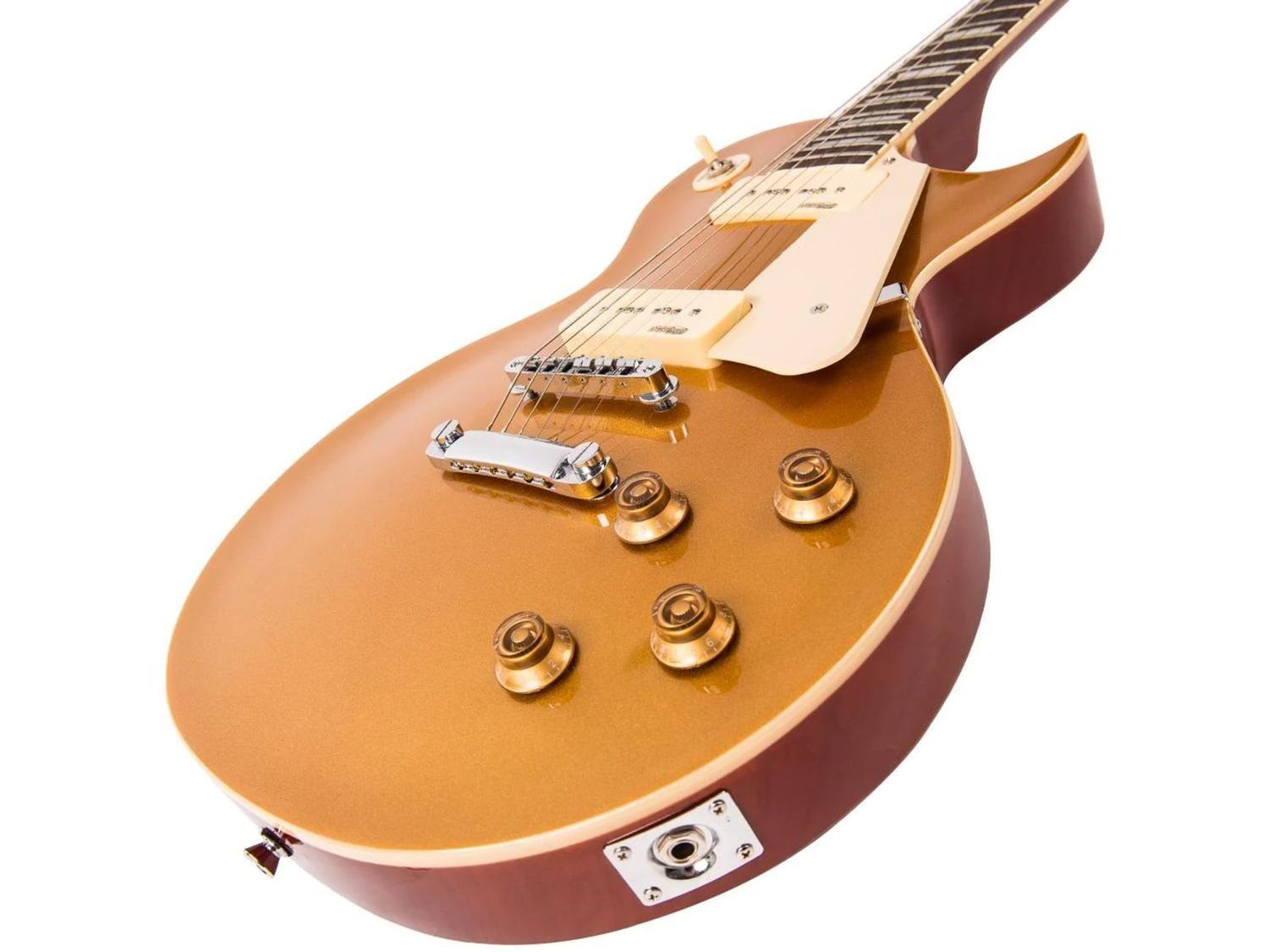 Guitarra Eléctrica Mango Encolado Tune-O-Matic 2xP90-3