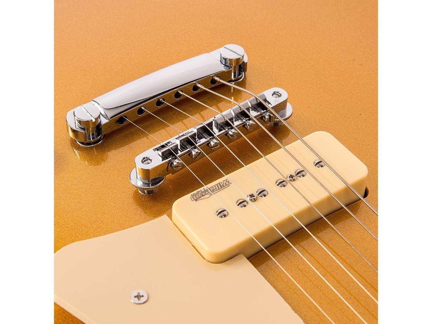 Guitarra Eléctrica Mango Encolado Tune-O-Matic 2xP90-5