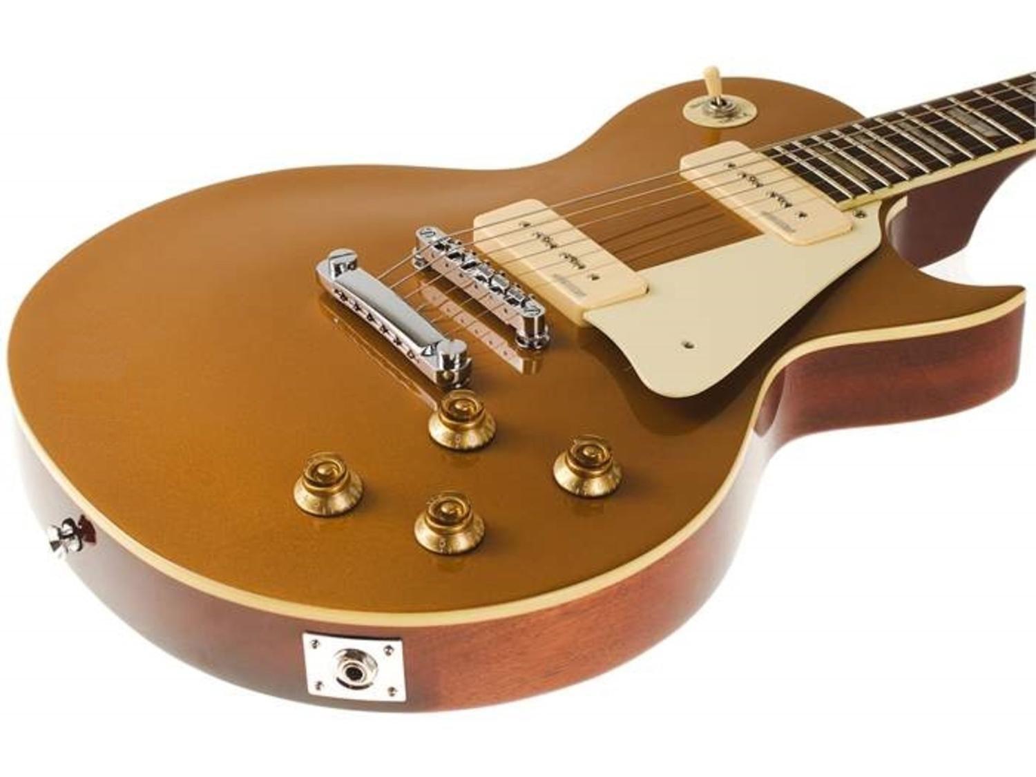 Guitarra Eléctrica Mango Encolado Tune-O-Matic 2xP90-9