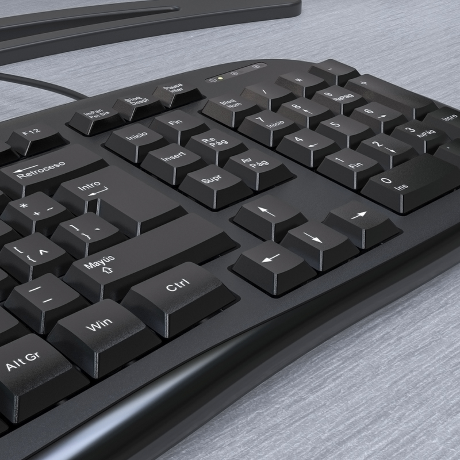 Teclado USB Esencial Klip Xtreme KKS-050S Negro-3